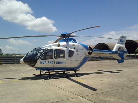 Chiếc trực thăng cũ mang số hiệu VN-D686 hiện không còn thuộc sở hữu của chủ tịch tập đoàn Hòa Phát dù rằng nó vẫn đang đỗ tại sân bay Gia Lâm.